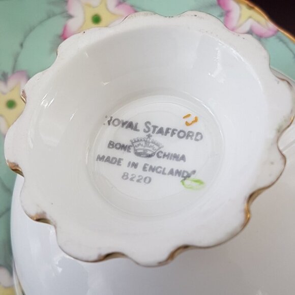 Bone China Royal Stafford Chintz Tea Cup & Saucer Chintz England Christmas Gift - Picture 8 of 8
